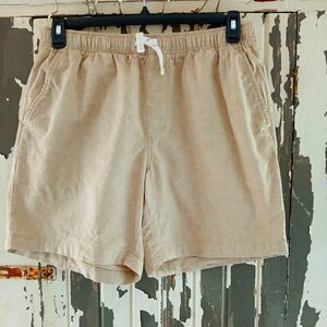 LINEN BLEND JOGGER SHORTS MEDIUM OLD NAVY